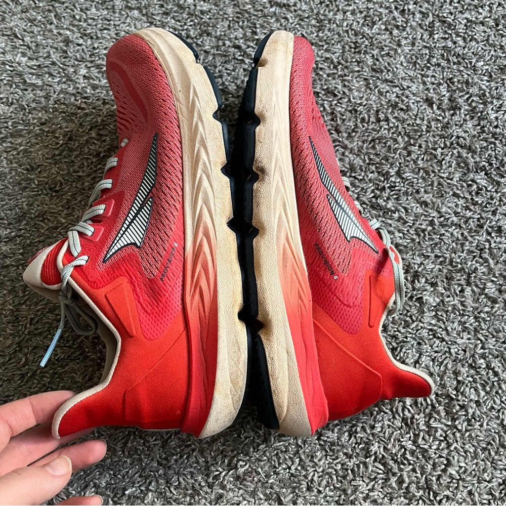 Women's Altra Provision 6 Running Shoes Orange / Red Size 10.5 Walking Sneakers - Picture 10 of 10